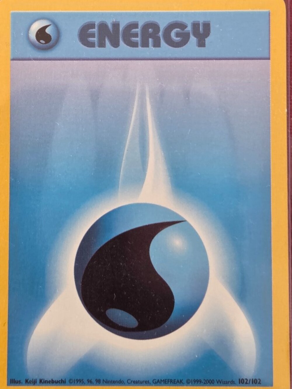 2000, POKEMON VARIANT, WATER ENERGY CARD!!!